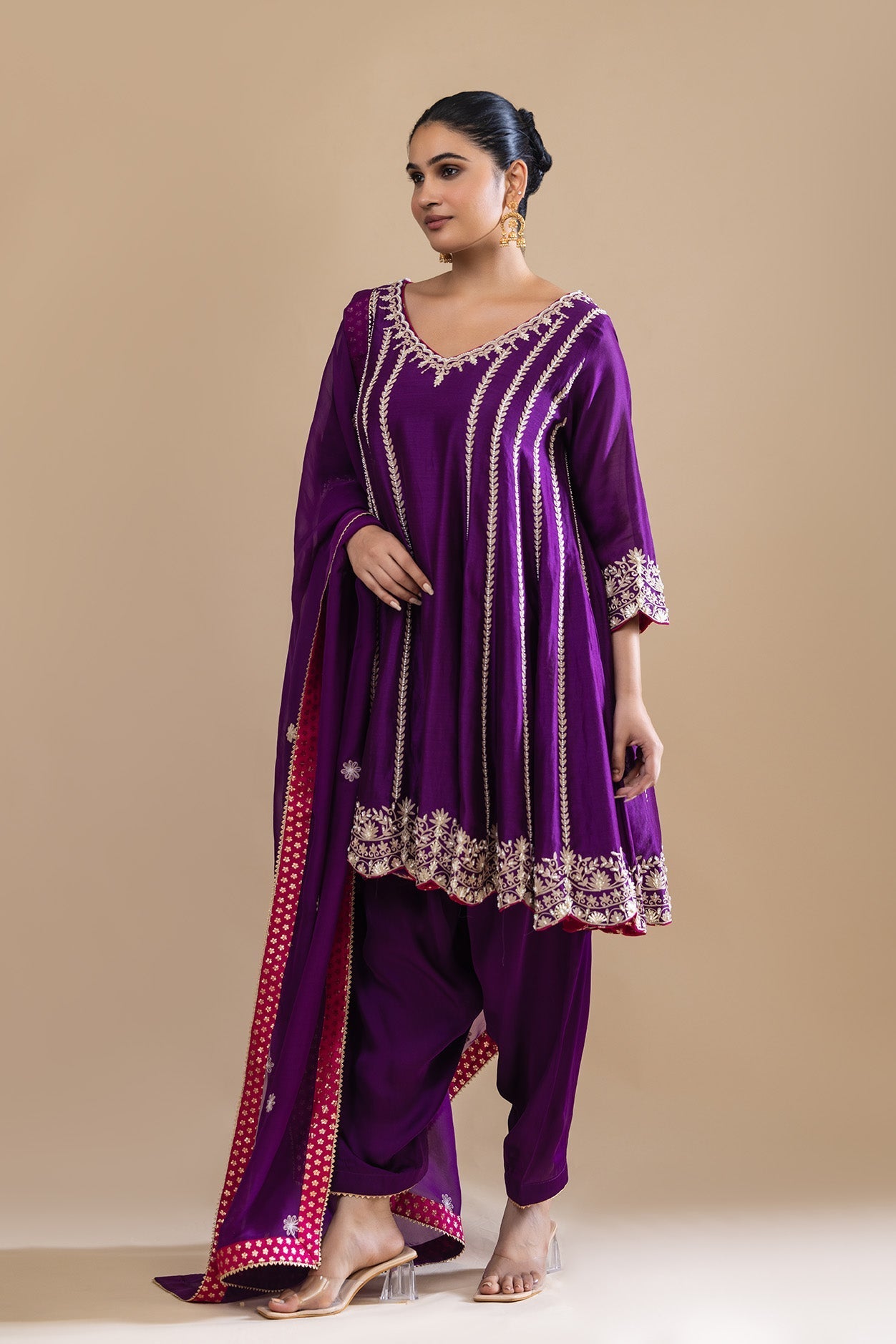 Rangin Rukh Anarkali Set