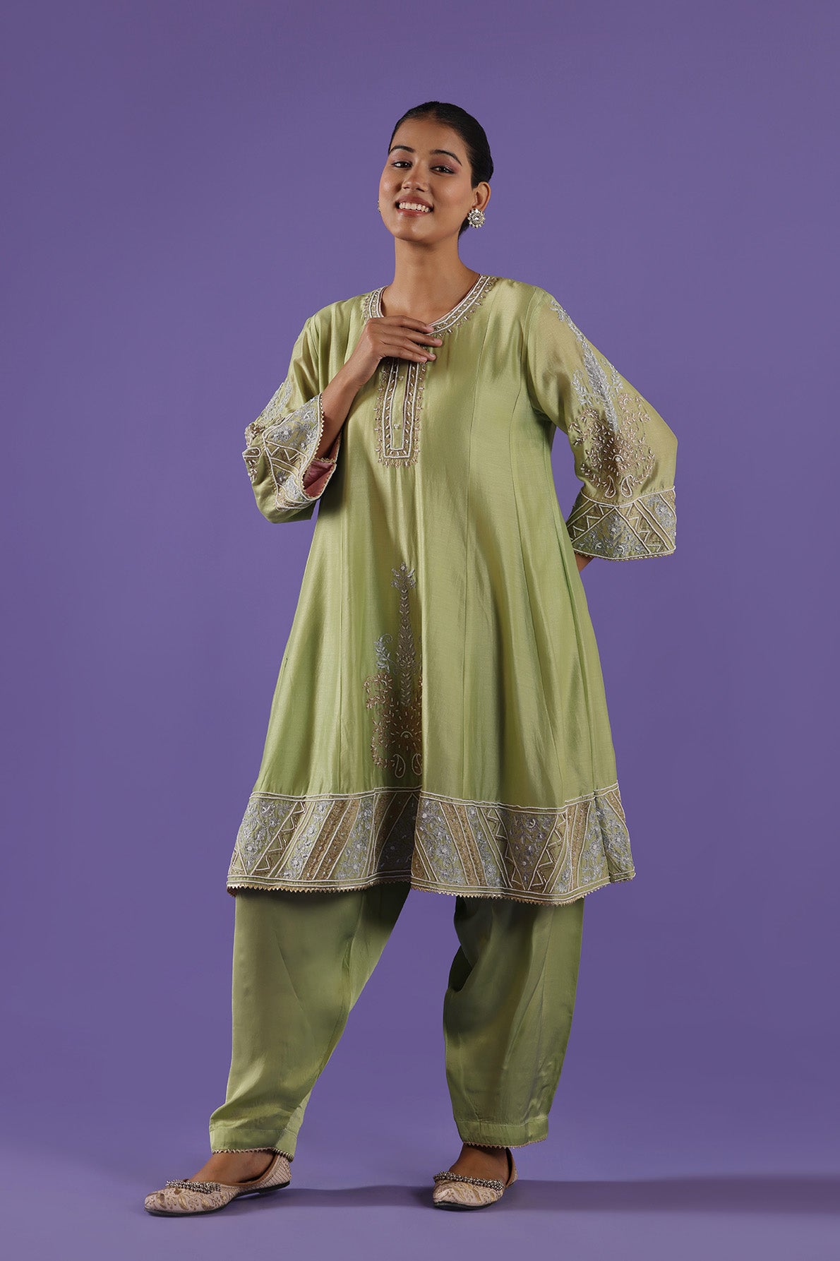 Vaidehi Short Anarkali set
