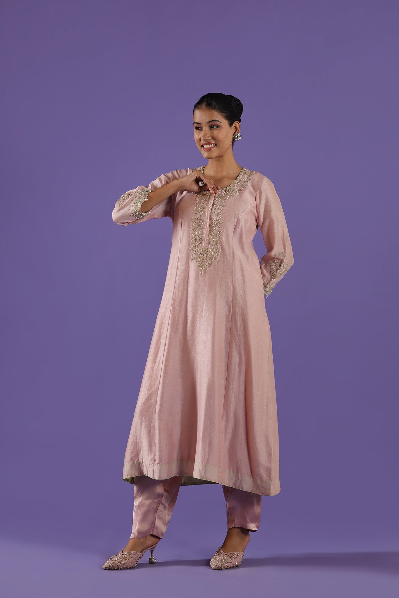 Mehreen Long shirt & Salwar set