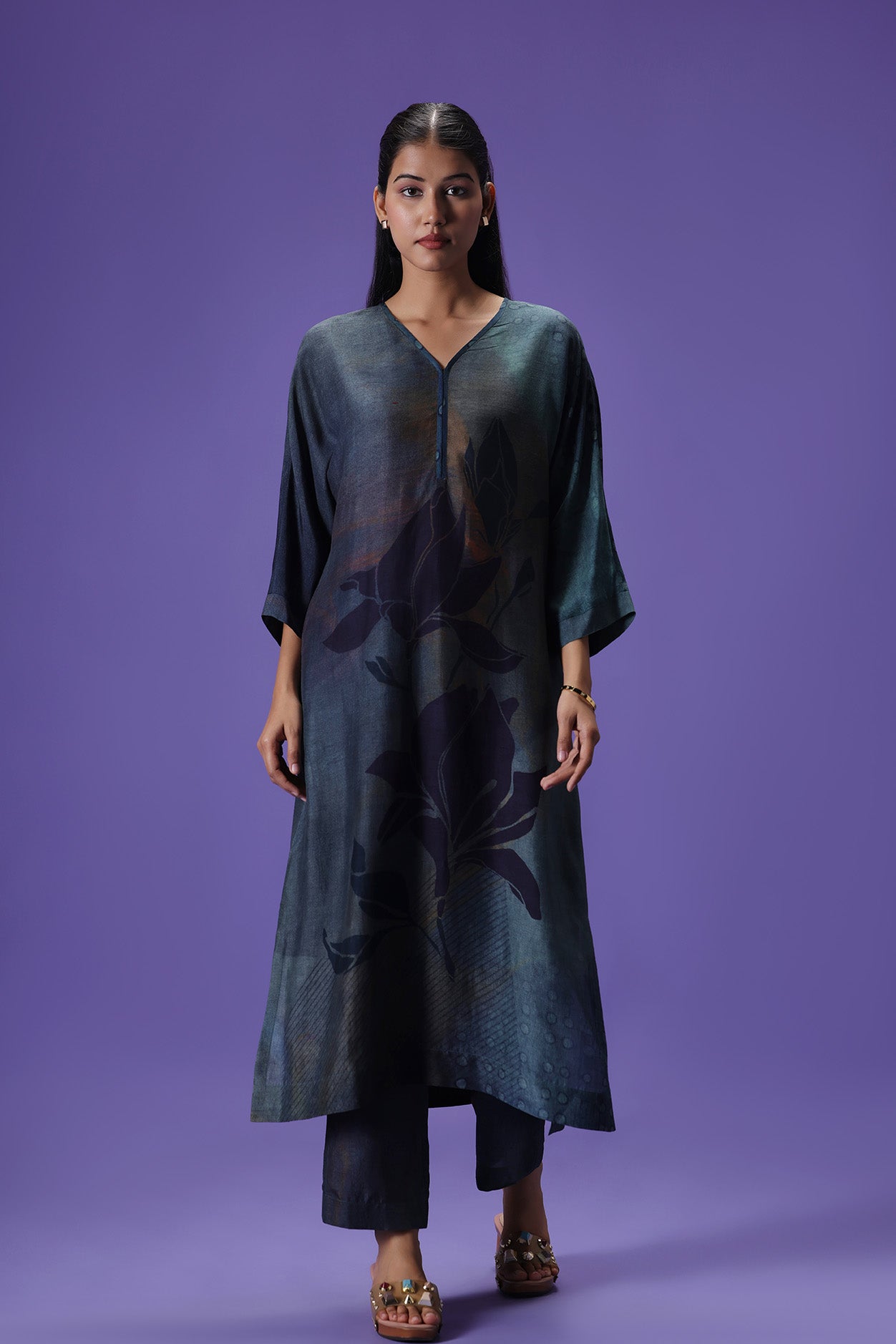 Twilight Grace Long Kurta Set
