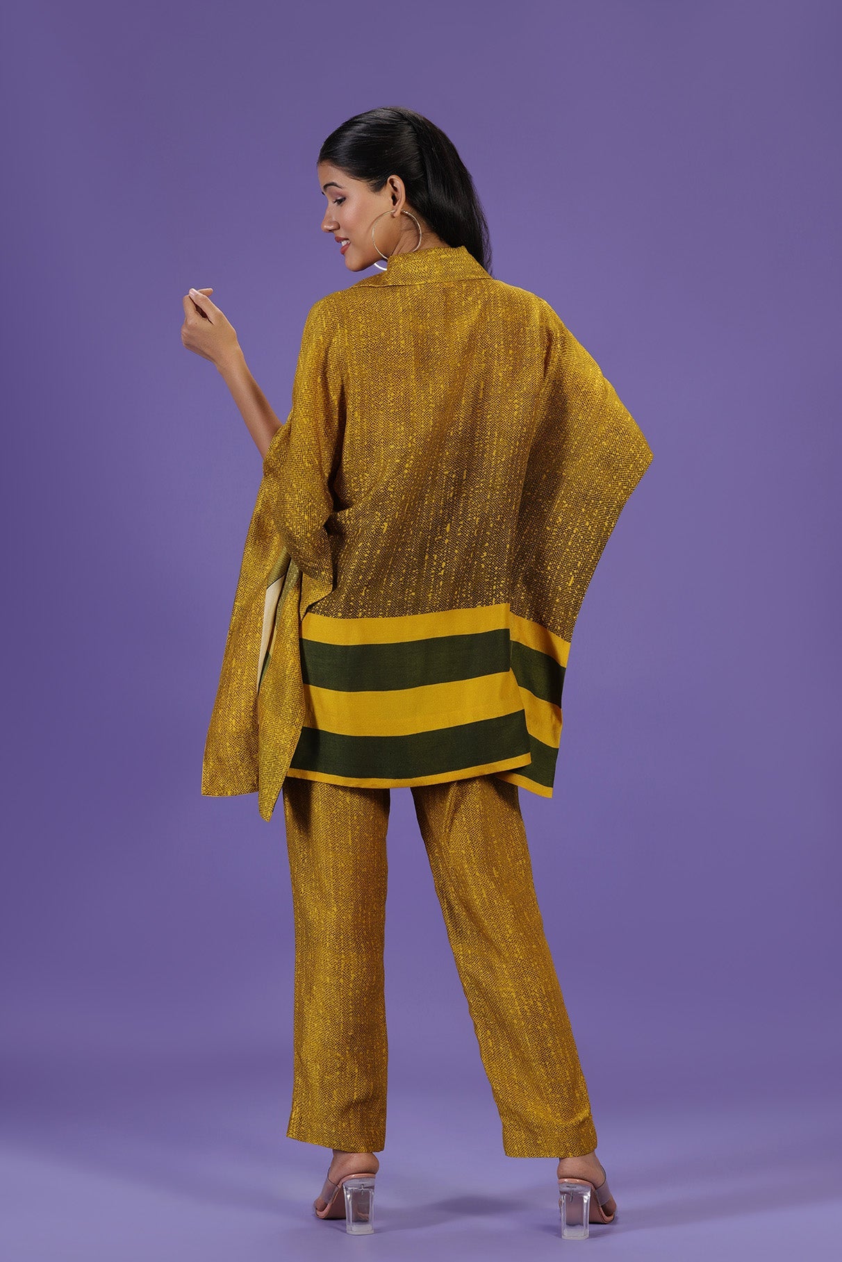 Golden Mirage Short Kaftan set