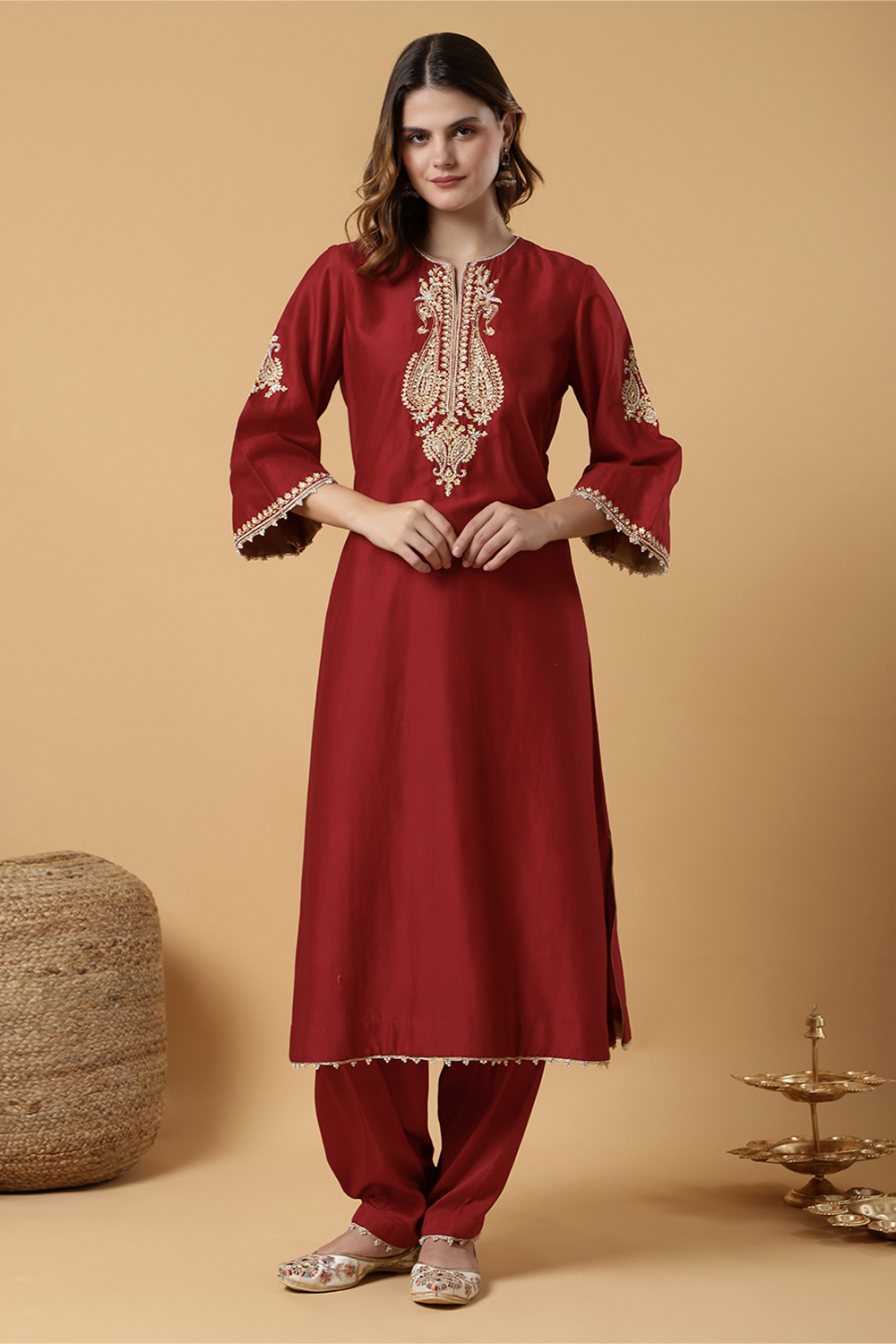 Ranjhna long kurta & salwar set