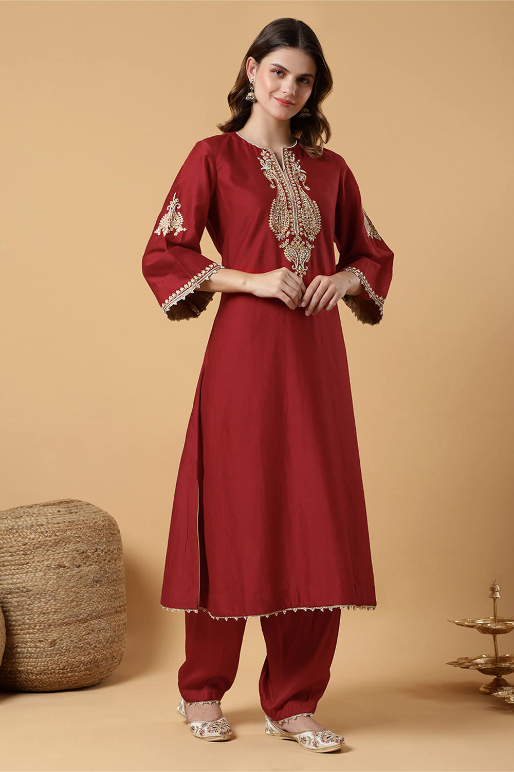 Ranjhna long kurta & salwar set