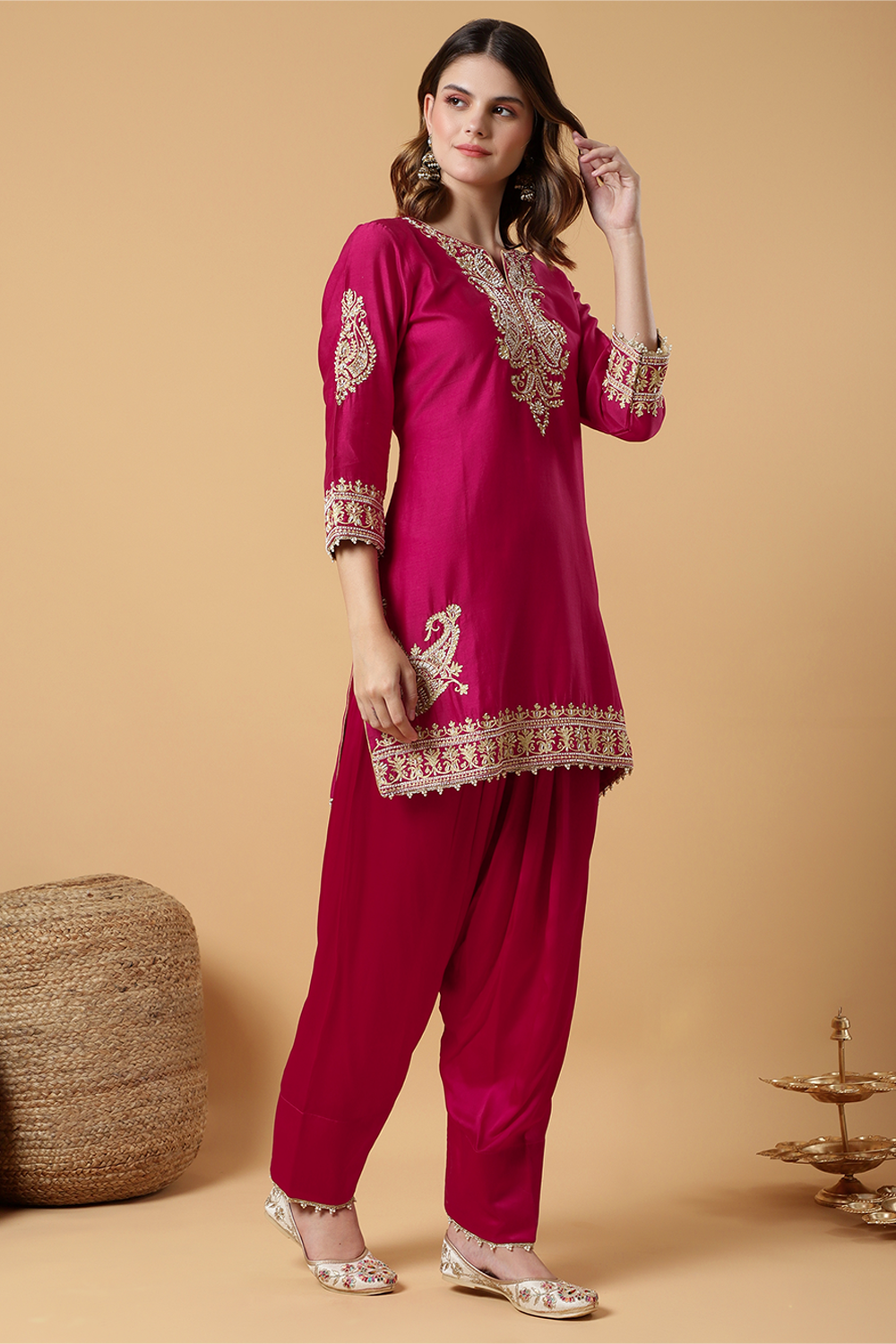 Phooleri Short kurta & salwar set