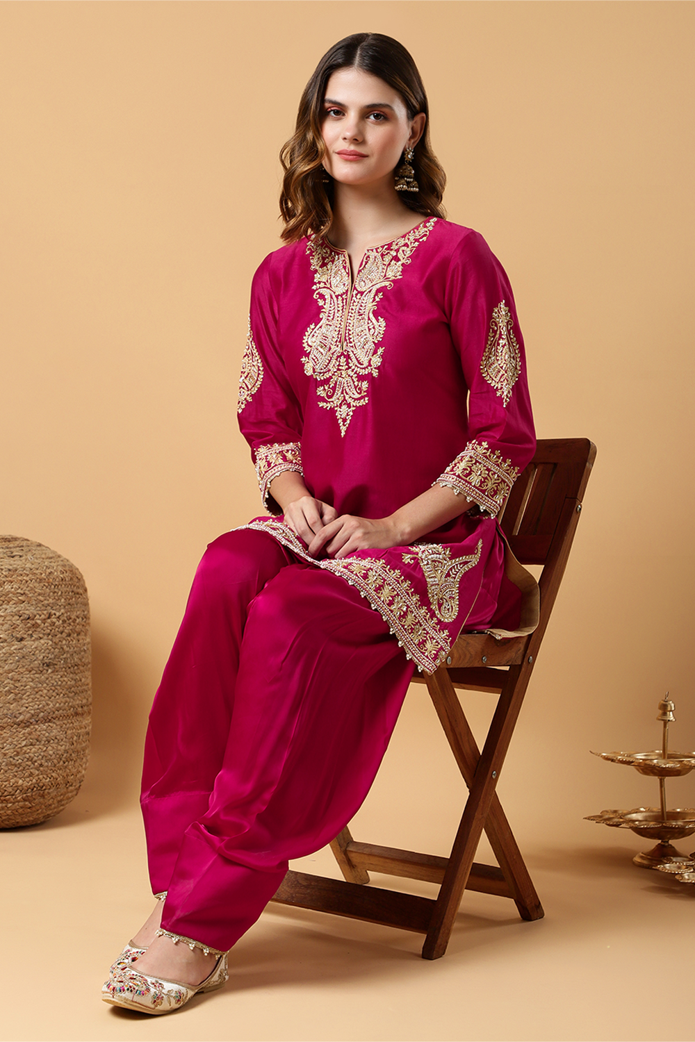 Phooleri Short kurta & salwar set