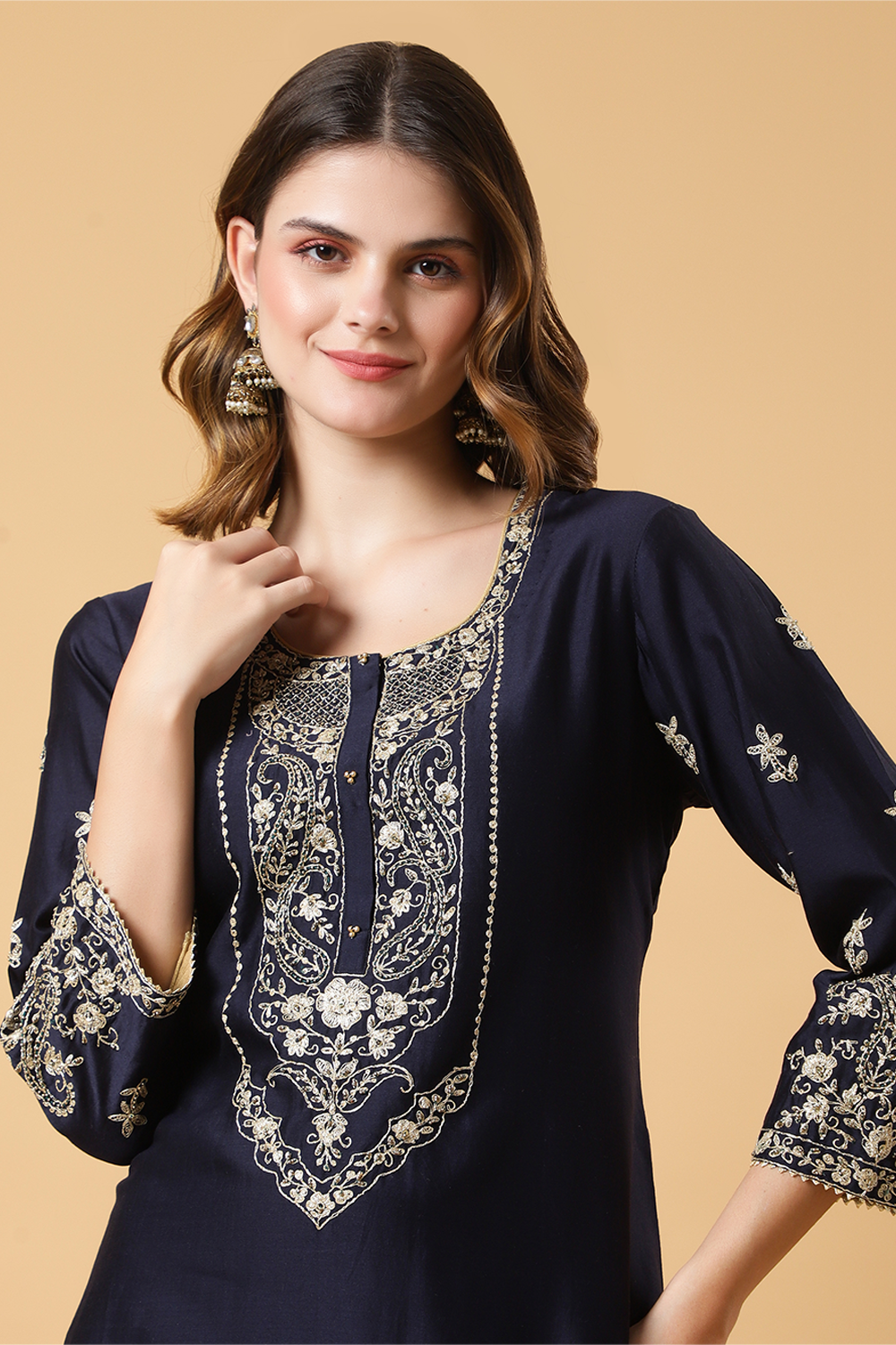 Meherbano short kurta & salwar set