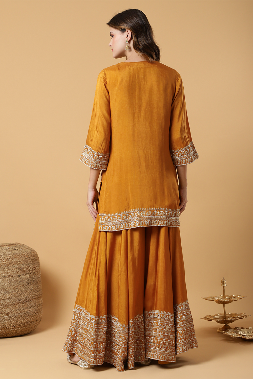 Kesar Gul Sharara set