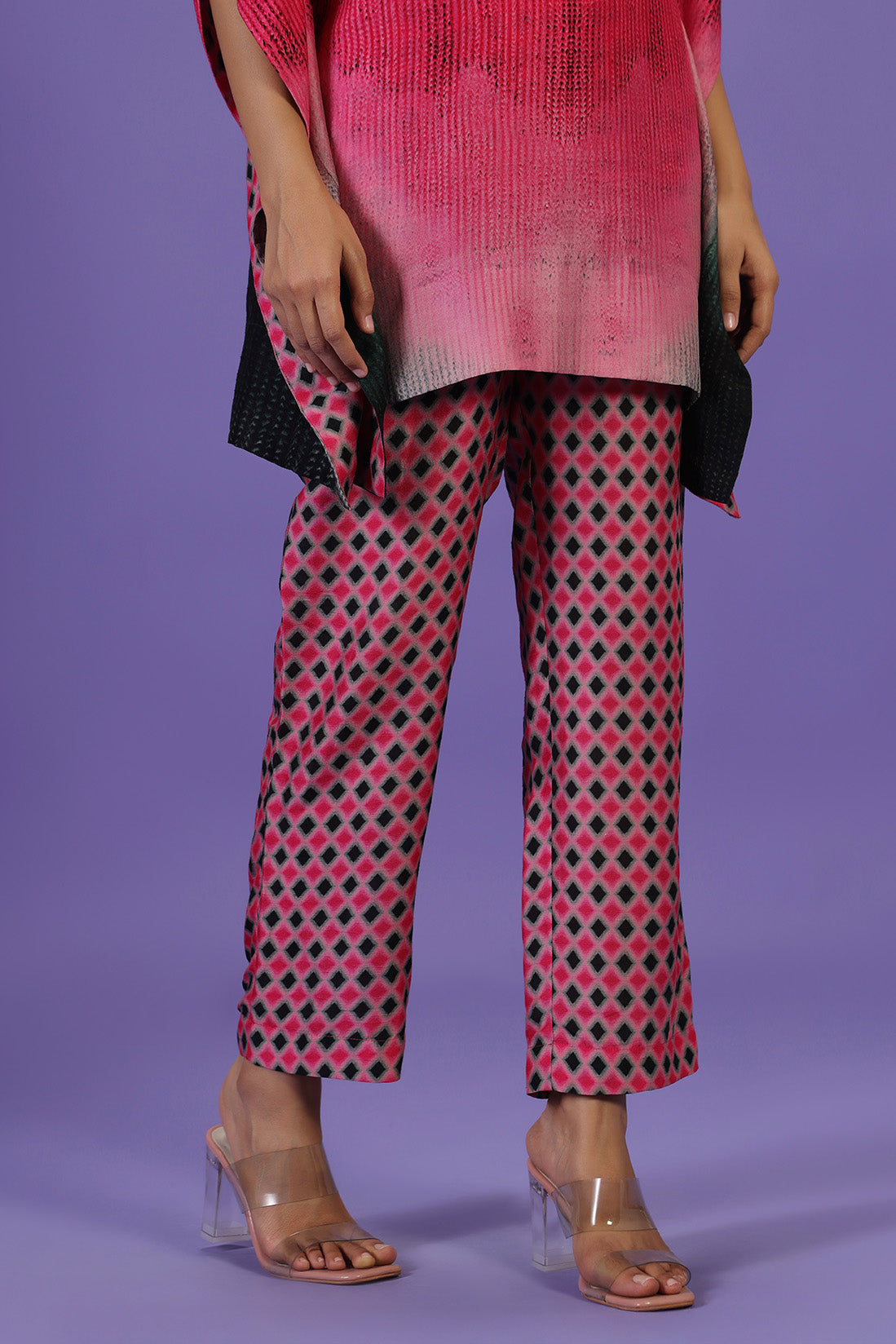 RosÃ© Noir Short Kaftan Style Set
