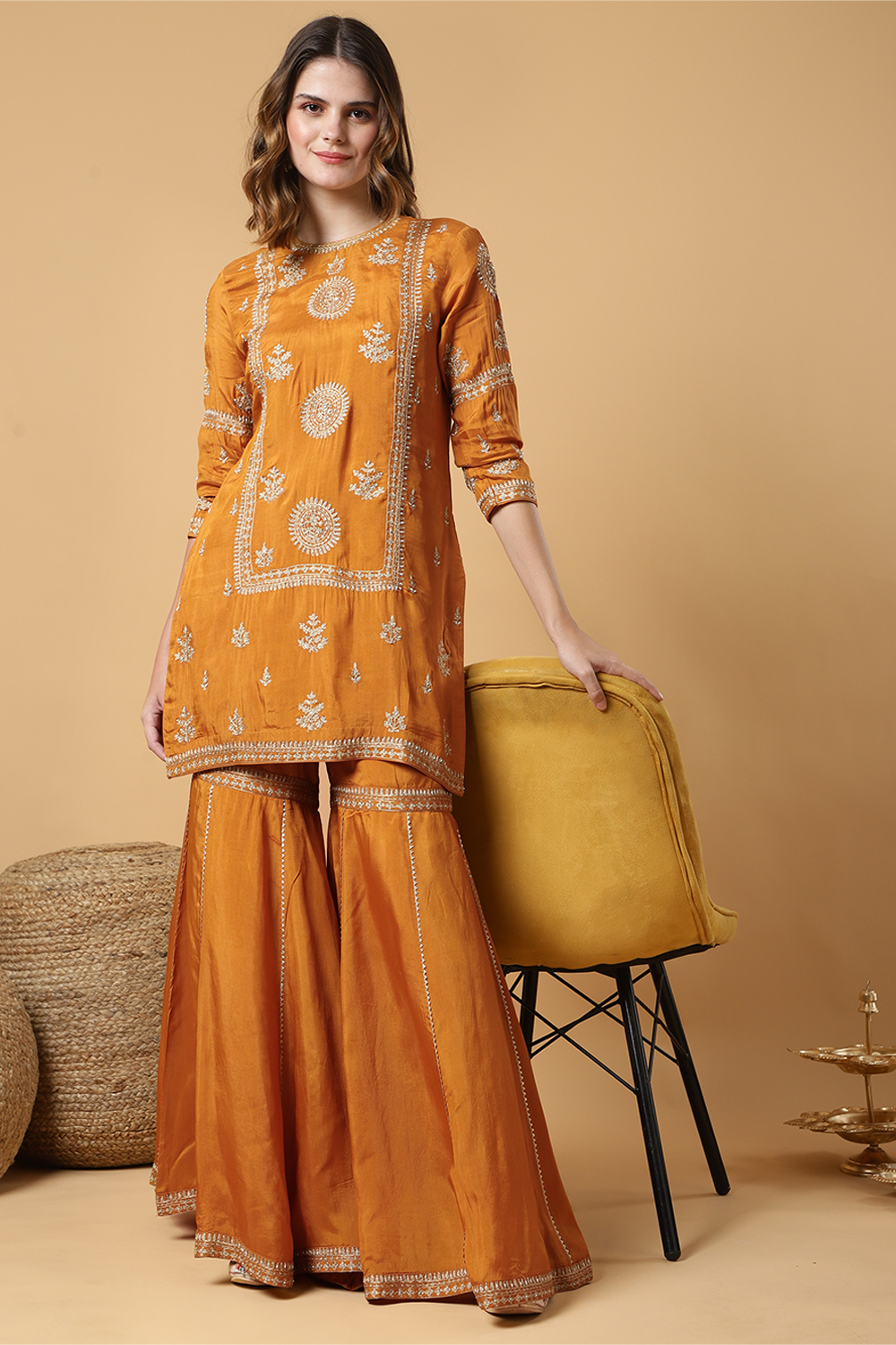 Chandrika Gharara Set