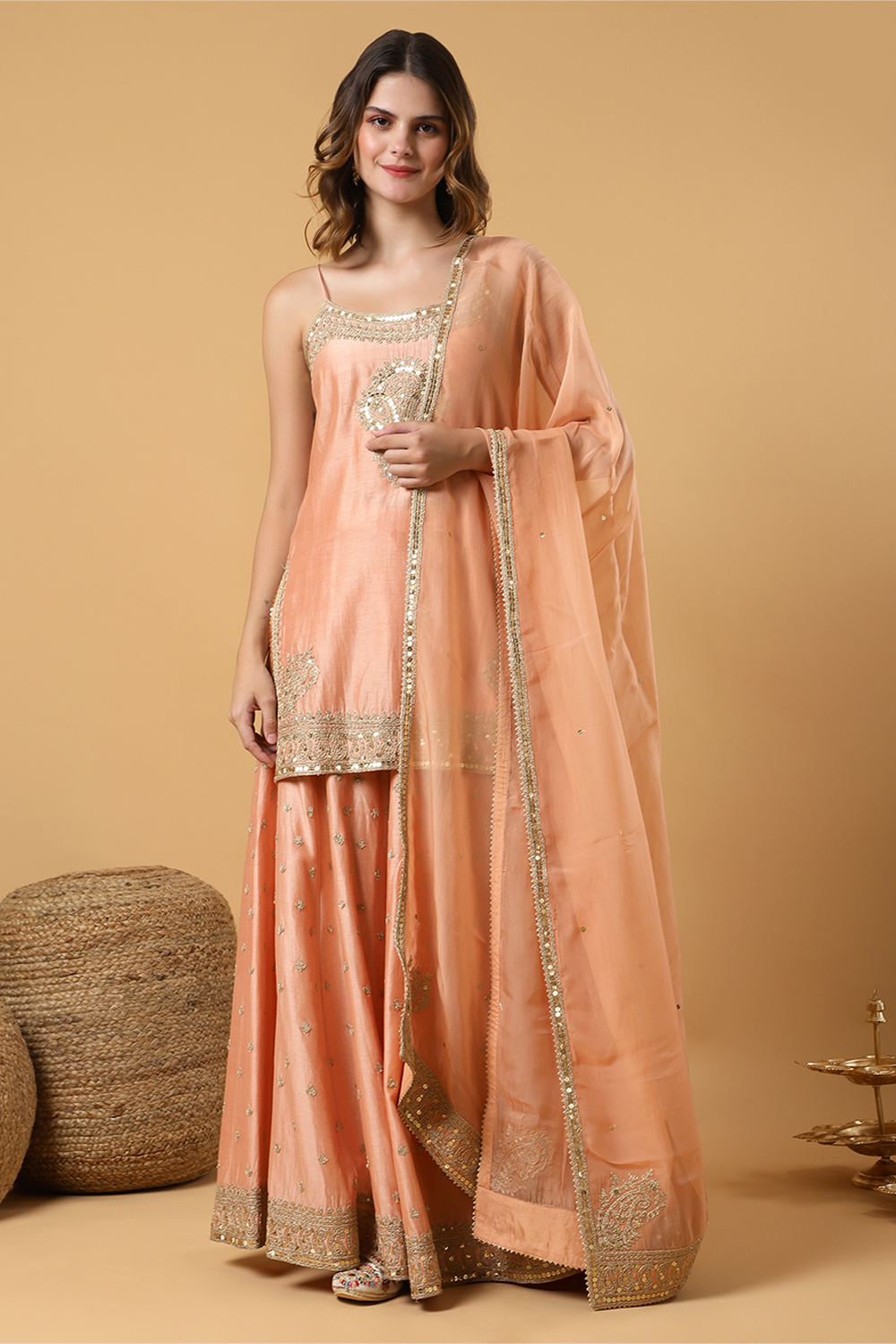 Parizaad sharara set